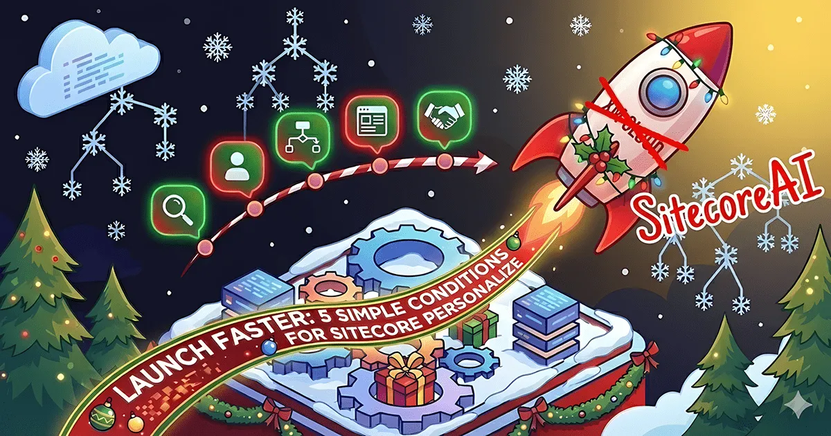 Launch Faster: 5 Simple Conditions for Sitecore Personalize with SitecoreAI Hero